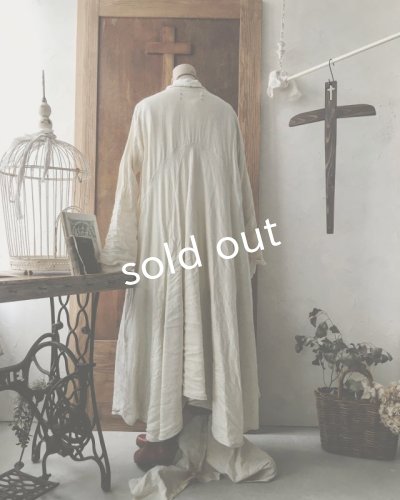 画像9: HALLELUJAH／Robe de fame de chambre　小間使いローブ・wool ivory