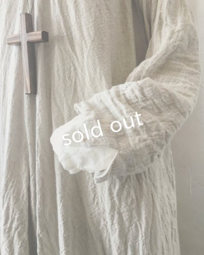 画像5: HALLELUJAH／Robe de fame de chambre　小間使いローブ・wool flax