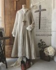 画像2: HALLELUJAH／Robe de fame de chambre　小間使いローブ・wool flax (2)