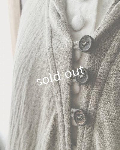 画像12: HALLELUJAH／Robe de fame de chambre　小間使いローブ・wool baige