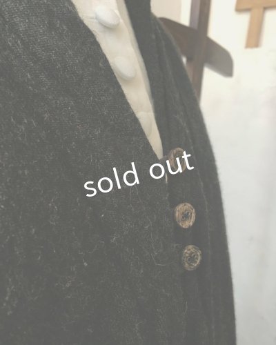 画像6: HALLELUJAH／Robe de fame de chambre　小間使いローブ・wool charcoal