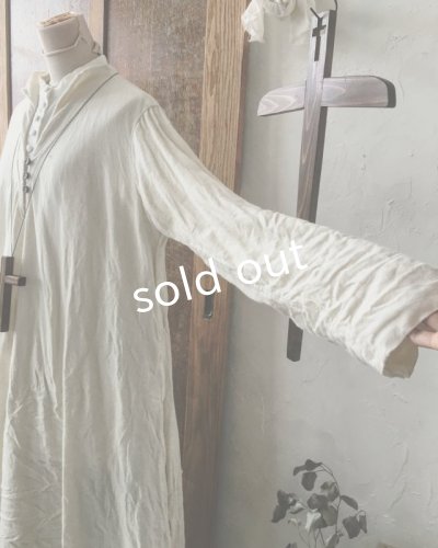 画像5: HALLELUJAH／Robe de fame de chambre　小間使いローブ・wool ivory