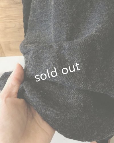 画像13: HALLELUJAH／Robe de fame de chambre　小間使いローブ・wool charcoal