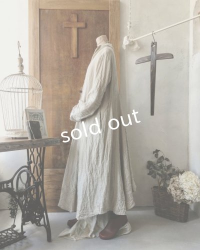 画像10: HALLELUJAH／Robe de fame de chambre　小間使いローブ・wool flax