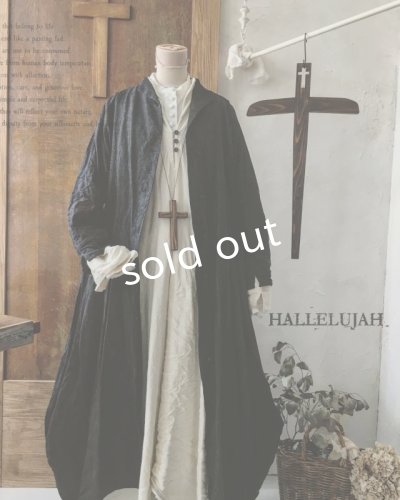画像2: HALLELUJAH／Robe de Nomad　ノマドローブ・Glen check