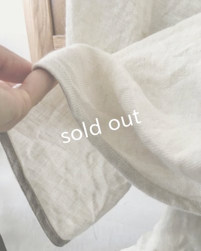 画像6: HALLELUJAH／Robe de fame de chambre　小間使いローブ・wool ivory