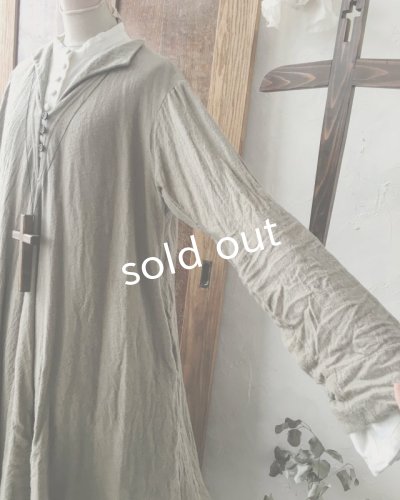 画像7: HALLELUJAH／Robe de fame de chambre　小間使いローブ・wool baige