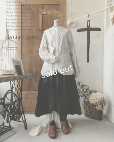 画像2: HALLELUJAH／Chemisier Victorien ヴィクトリア時代シャツ・off white