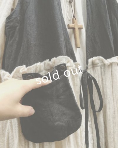 画像6: MARCHE' DE SOEUR/ウール×コットンベストワンピース・オフ