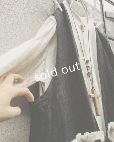 画像7: MARCHE' DE SOEUR/ウール×コットンベストワンピース・オフ