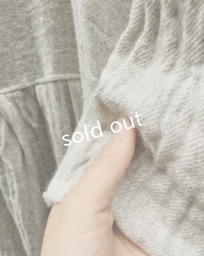 画像7: MARCHE' DE SOEUR/ウールリネンワンピース・オフ×黒リネン