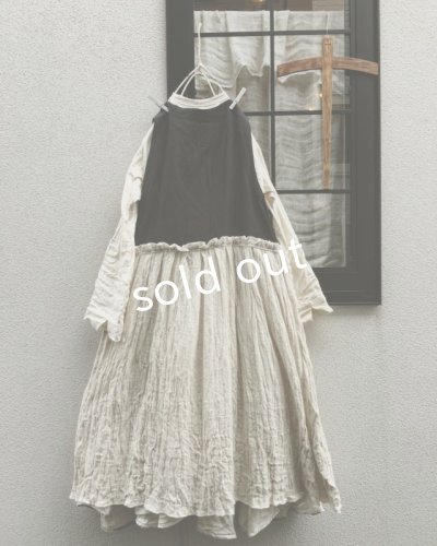 画像8: MARCHE' DE SOEUR/ウール×コットンベストワンピース・オフ