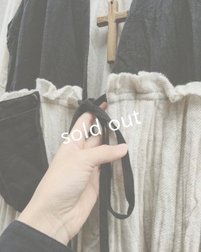 画像5: MARCHE' DE SOEUR/ウール×コットンベストワンピース・オフ