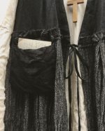 画像3: MARCHE' DE SOEUR/ウール×コットンベストワンピース・黒 (3)