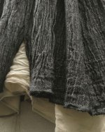 画像7: MARCHE' DE SOEUR/ウール×コットンベストワンピース・黒 (7)