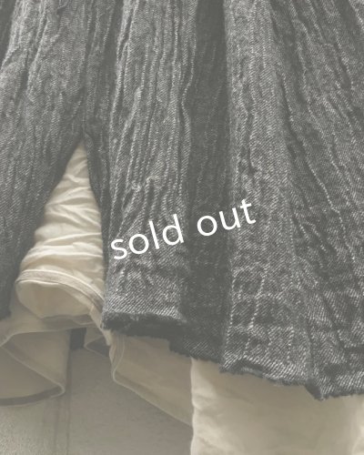 画像7: MARCHE' DE SOEUR/ウール×コットンベストワンピース・黒