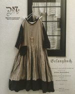 画像1: MARCHE' DE SOEUR/ウォッシュリネンワンピース・カーキブラウン×黒 (1)