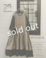 MARCHE' DE SOEUR/ウォッシュリネンワンピース・カーキブラウン×黒