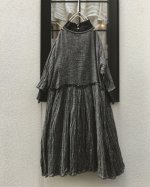 画像8: MARCHE' DE SOEUR/ウールリネンワンピース・黒 (8)