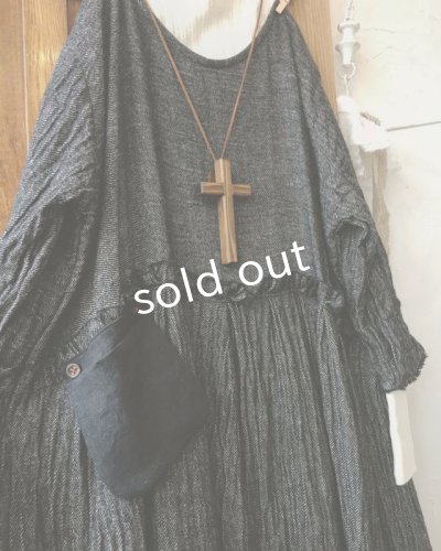 画像5: MARCHE' DE SOEUR/たっぽりウールワンピース・黒