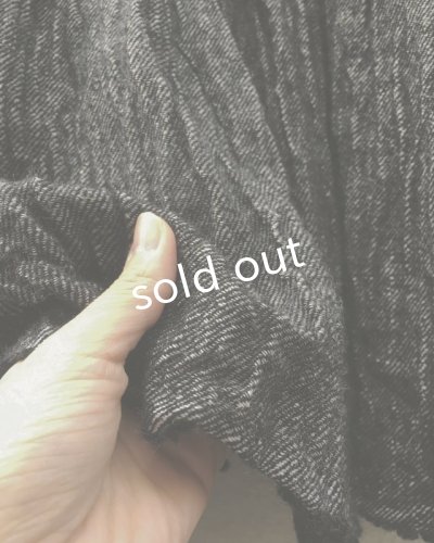 画像6: MARCHE' DE SOEUR/ウールリネンワンピース・黒