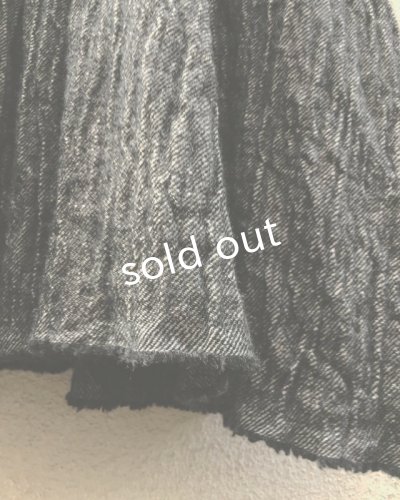 画像5: MARCHE' DE SOEUR/ウールリネンワンピース・黒