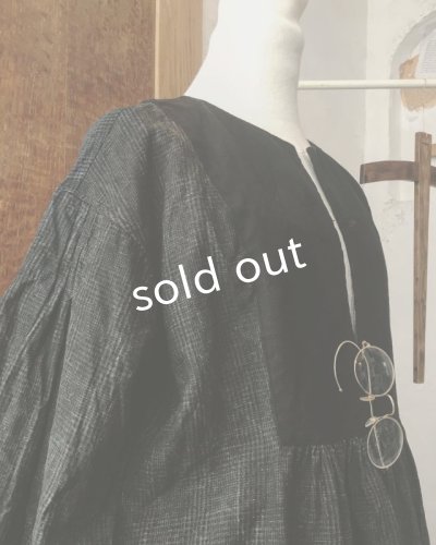 画像5: HALLELUJAH／La Bergère (1880′s)羊飼いローブ・グレンチェック