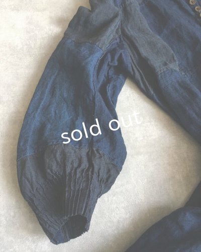 画像5: HALLELUJAH/1920s Nomad Dress ノマドドレス・インディゴ