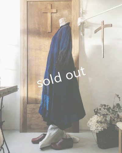 画像11: HALLELUJAH/1920s Nomad Dress ノマドドレス・インディゴ