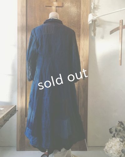 画像12: HALLELUJAH/1920s Nomad Dress ノマドドレス・インディゴ