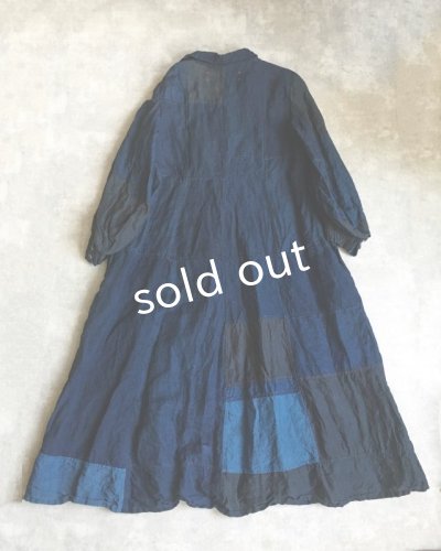 画像8: HALLELUJAH/1920s Nomad Dress ノマドドレス・インディゴ