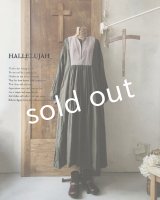 HALLELUJAH／La Bergère (1880′s)羊飼いローブ・カーキ [lotus]