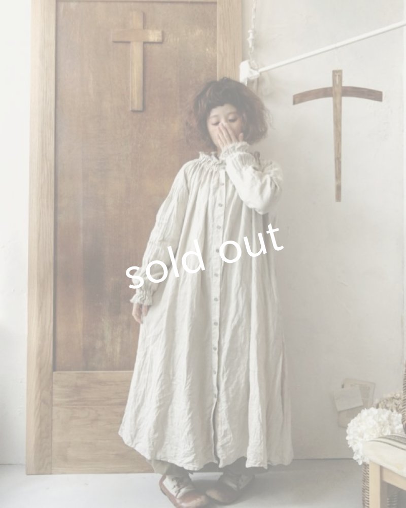 画像10: MARCHE' DE SOEUR/フリル襟の２wayワンピース・ショコラ (10)