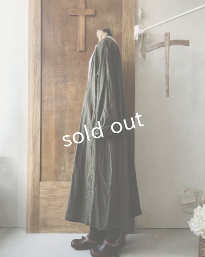 画像6: HALLELUJAH／La Bergère (1880′s)羊飼いローブ・カーキ [lotus]