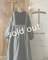 HALLELUJAH／La Bergère (1880′s)羊飼いローブ・シャンブレー [black]