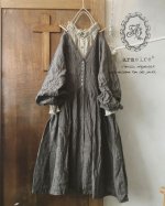 画像13: MARCHE' DE SOEUR/フリル襟の２wayワンピース・ショコラ (13)