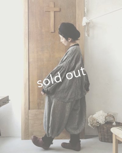 画像11: MARCHE' DE SOEUR/ちび襟パフ袖ブラウス・生成り