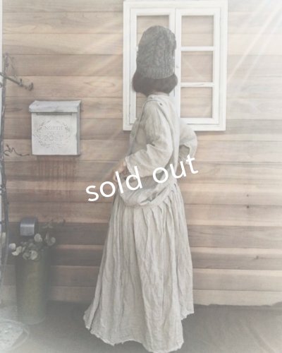 画像17: MARCHE' DE SOEUR/ワンショルダーワンピース・綿麻ギンガム