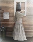 画像18: MARCHE' DE SOEUR/ワンショルダーワンピース・綿麻ギンガム