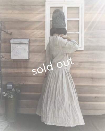 画像18: MARCHE' DE SOEUR/ワンショルダーワンピース・綿麻ギンガム