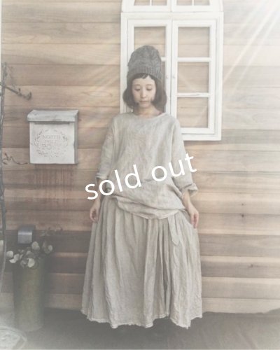 画像19: MARCHE' DE SOEUR/ワンショルダーワンピース・綿麻ギンガム