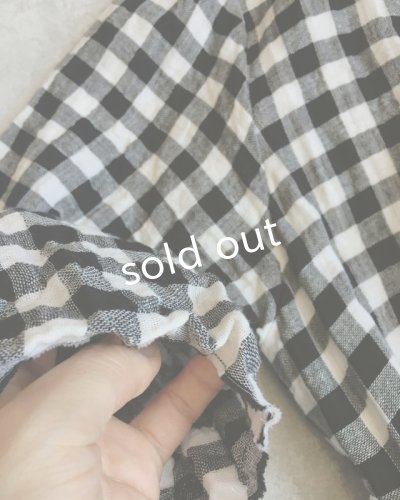 画像7: MARCHE' DE SOEUR/ワンショルダーワンピース・ダブルガーゼギンガム