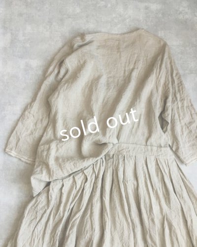 画像17: MARCHE' DE SOEUR/ワンショルダーワンピース・ダブルガーゼギンガム