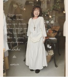 お洗濯時のご注意＊3: MARCHE' DE SOEUR/ワンショルダーワンピース・綿麻ギンガム