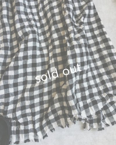 画像5: MARCHE' DE SOEUR/ワンショルダーワンピース・ダブルガーゼギンガム