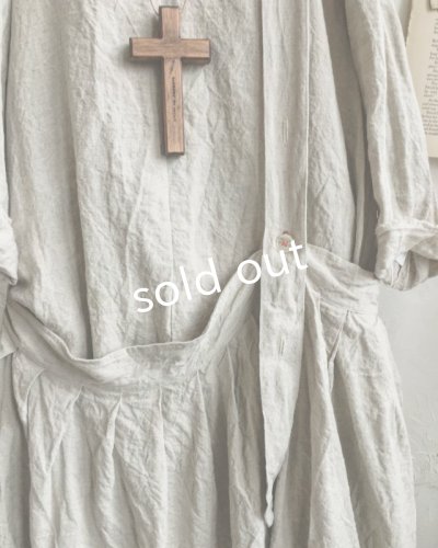 画像4: MARCHE' DE SOEUR/ワンショルダーワンピース・生成り