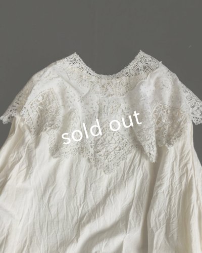画像9: pollenbienco/アンティークレースの教会ワンピース・a