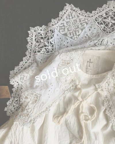 画像3: pollenbienco/アンティークレースの教会ワンピース・a