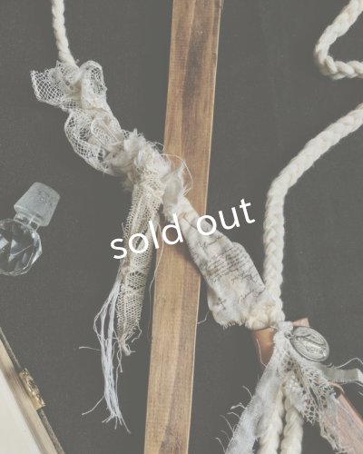 画像4: pollenbienco/アンティークレースの特大十字架ネックレス