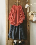 画像5: MARCHE' DE SOEUR/くしゅリボンプルオーバー・朱赤 (5)